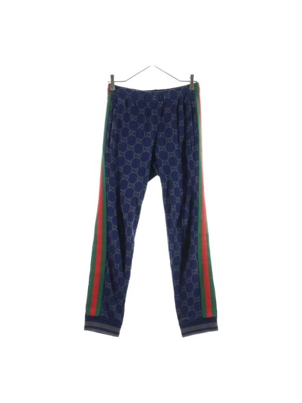 Gucci GG Cotton Jersey Jo Pants Sherry Line Navy